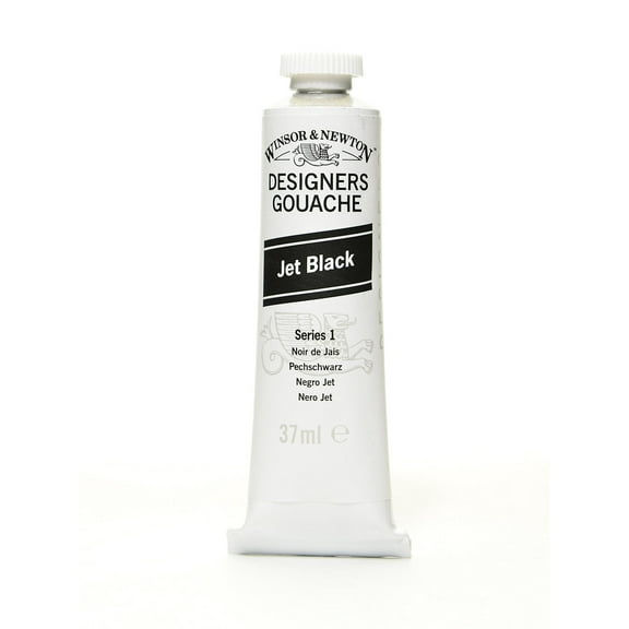 Designers' Gouache jet black, 37 ml, 335 (pack of 3)