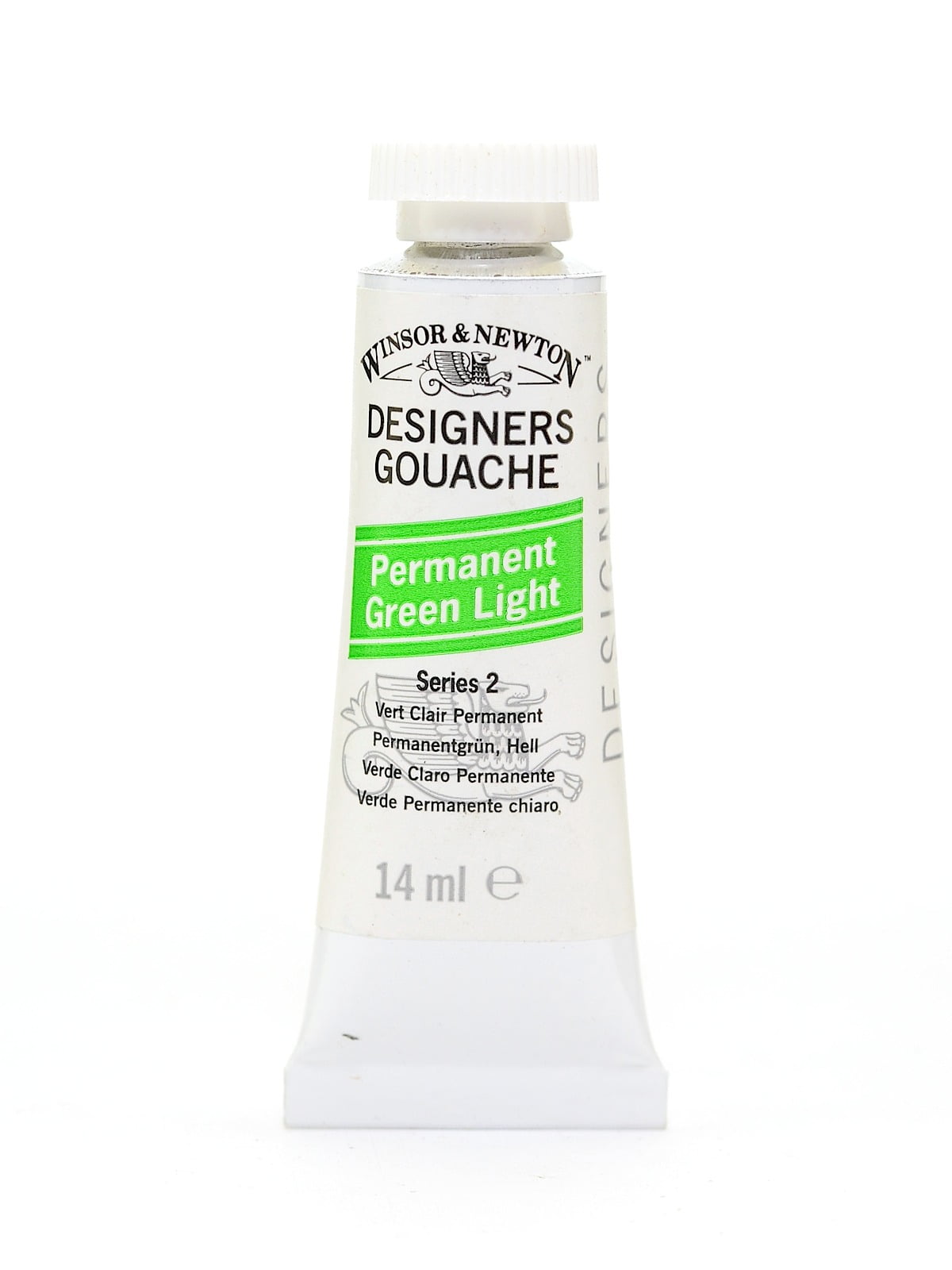 Designers' Gouache permanent green light, 14 ml, 483 (pack of 2)