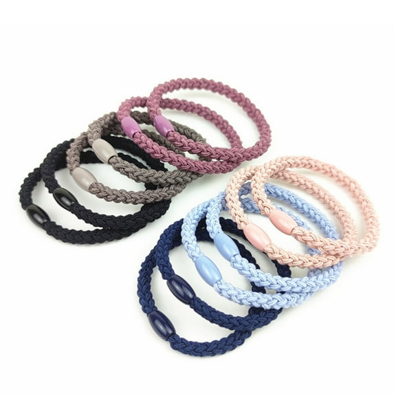 Designice 12 Pcs Hair Ties for Thick Hair, Curly Hair Accessories,Korean-Style Thick Hair Ties