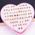 thumbnail image 1 of Designice 36Pcs Earrings Set, Cute Stud Earrings Collection, Versatile Ear Stud Earrings Set, 1 of 5