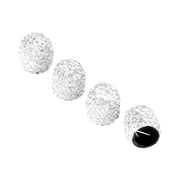 Designice 4 Pieces Tire Valve Caps,Bling Valve Stem Caps for Car,Diamond White Tire Caps