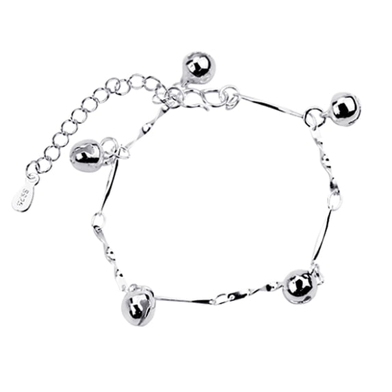 DESIGNICE 2026 New Ankle Bracelet,Fashion Design Silver Anklets,Unique Five Jewelry Sterling Silver Bracelet for Daily,Casual,Party,Beach