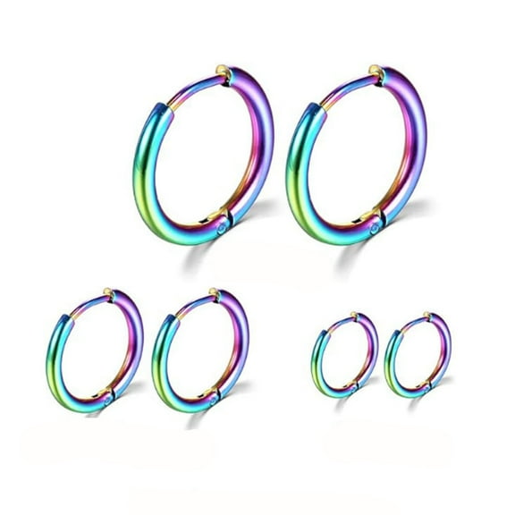 Designice Bracelet,Natural Fiber Helix Hoop Earring,Sleek Hinged Earring