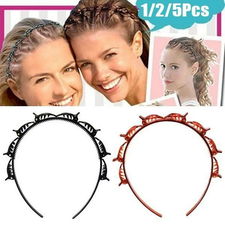 Designice Braided Headband Hair Accessories Double-bangs Hairstyle