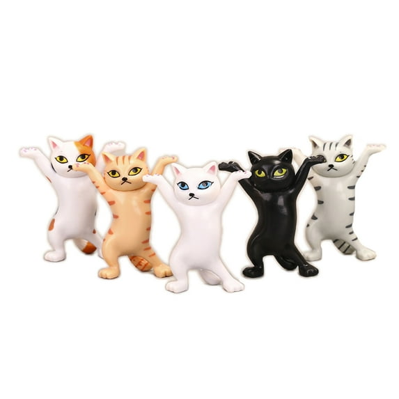 Designice Cute Dance Cats Pencil Holder, Multicolor, 5 Count, 5 Pack