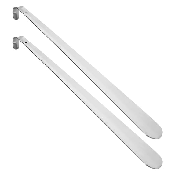 Designice Extra Long Handled Metal Shoe Horn (2 Count)