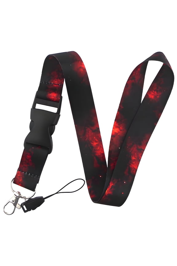 Lanyards for Keys Starry Sky Elements Lanyards Key Chain Double-Sided Printing and Portable Neck Strap