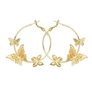 COOPSERBIL Earrings New Fashion Women Butterfly Stud Earrings Girls Sweet Colorful Jewelry Gifts