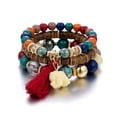 thumbnail image 1 of Designice Rustic Wave Bracelet,Ocean Inspired Charm Bracelet,Coastal Beach Boho Bracelet, 1 of 4