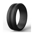 thumbnail image 1 of Designice Silicone Ring，Soft and Harmless Mens Wedding Band，Versatile Design Mens Rings Silicone, 1 of 4