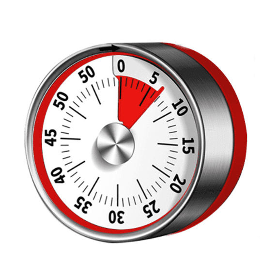 GJX Visual Timer,60-Minute Large Display Visual Timer for Kids,No Batteries Needed Kitchen Timer