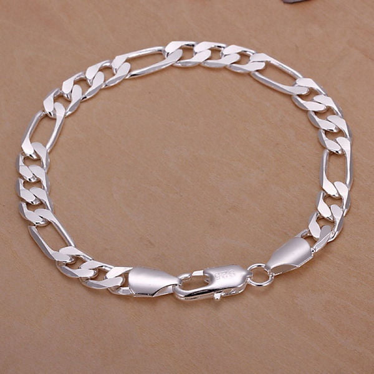 TATAMUMU Sterling Silver Bangle Bracelets, Silver