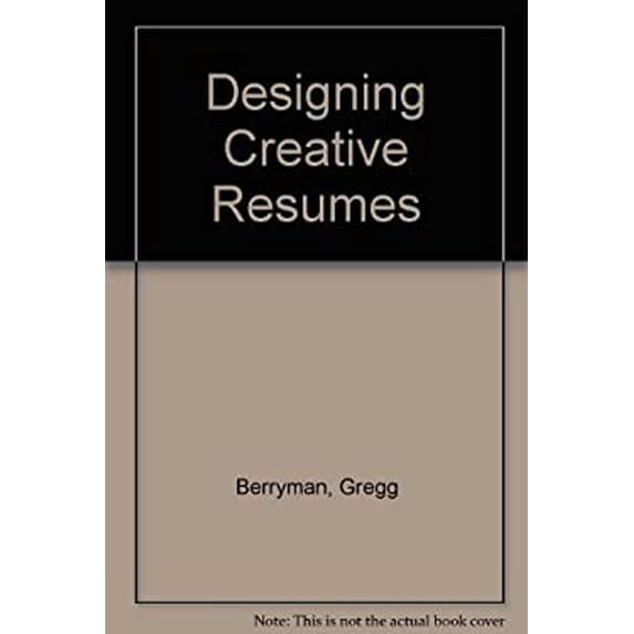Pre-Owned Designing Creative Resumes 9780865760479 /
