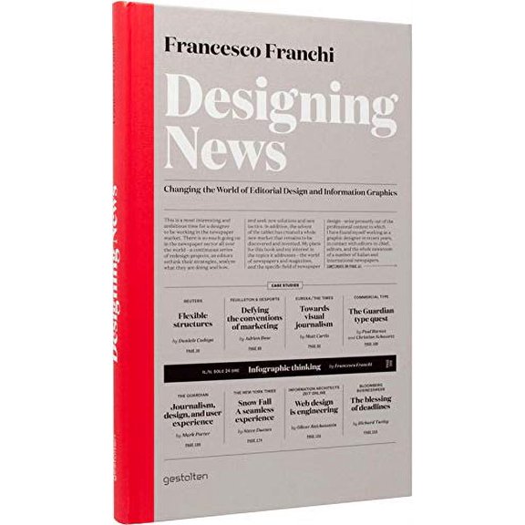 Pre-Owned Designing News: Changing the World of Editorial Design and Information Graphics, 9783899554687, 389955468X, Hardcover,