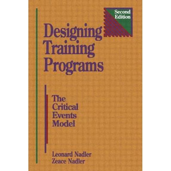 Pre-Owned Designing Training Programs (Hardcover) 088415100X 9780884151005