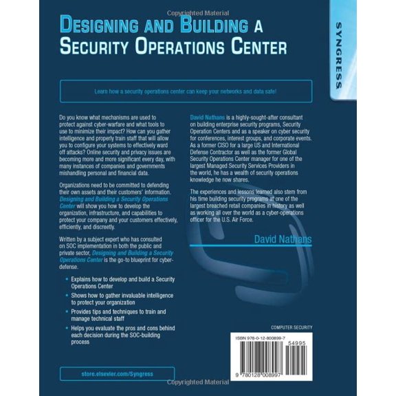 Pre-Owned Designing and Building Security Operations Center, (Paperback)