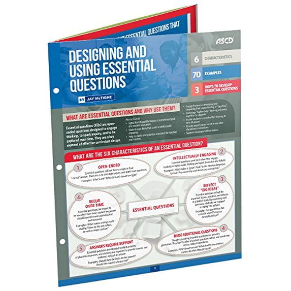 Pre-Owned Designing and Using Essential Questions (Quick Reference Guide) (Misc.) 1416624481 9781416624486