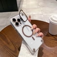 thumbnail image 1 of Designing For iPhone 13 Pro Phone Case,Compatible with MagSafe,Built-in Camera Ring Stand,With Lens Film,Shockproof Rugged Anti-fall Transparent Ultra Slim Phone Case Cover,Desertgold, 1 of 9