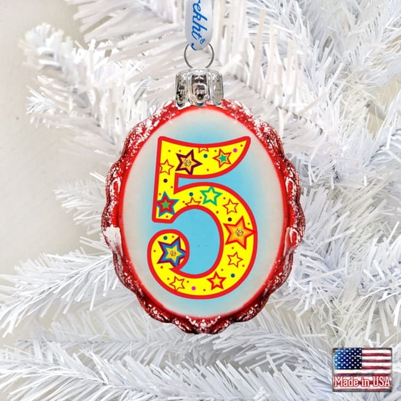 Designocracy 5 Mini Mercury Glass Ornament by G. DeBrekht