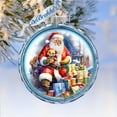thumbnail image 1 of Designocracy 73563C 3 x 3.5 in. Santa Ball Mercury Glass Christmas Ornaments, 1 of 1