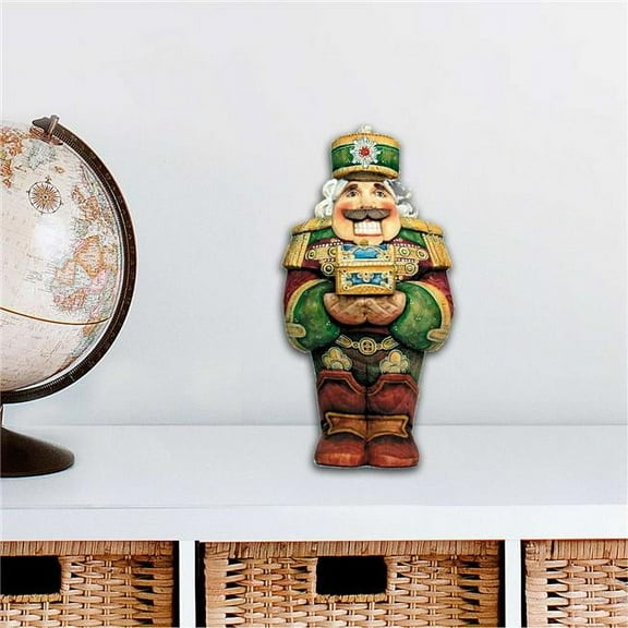 Designocracy 8153313M 12 x 9 in. Nutcracker Holiday Outdoor Decor Large Ornaments