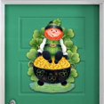 thumbnail image 1 of Designocracy 8457707H-MP 24 x 18 in. Lepricons Pot Full of Gold Holiday Wooden Wall Door Decor, 1 of 11