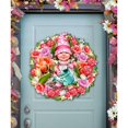 thumbnail image 1 of Spring Wreath Blossom Gnome Dwarf Easter Outdoor Decor Large Ornament by D. Gelsinger | Easter Spring Decor - 8461055M-DG, 1 of 11