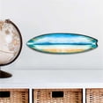 thumbnail image 1 of Designocracy 8490102MS 20 x 5.5 in. Ocean Surfboard Coastal Outdoor Decor Large Ornaments, 1 of 1