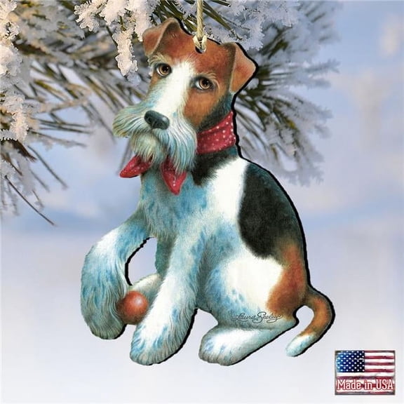 Designocracy 8511023-LS-S2 5 x 5.5 in. Beach Ball by the Bay Wooden Ornaments - Set of 2