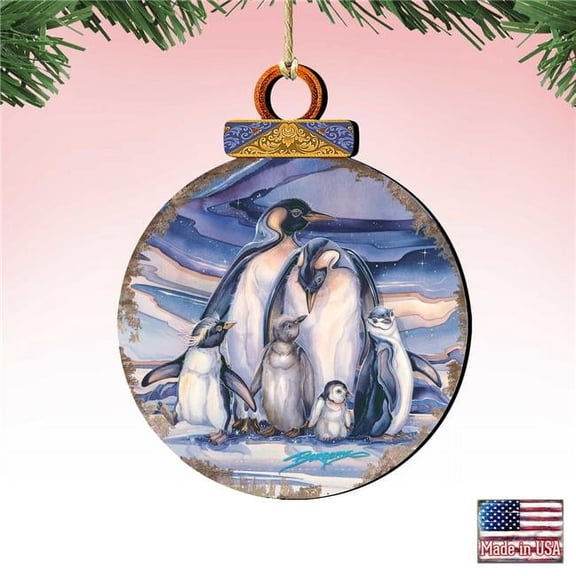 Designocracy 8591659-JB-S2 5 x 5.5 in. Sno Buddy Like You Wooden Ornaments - Set of 2