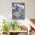 thumbnail image 1 of Designocracy 8592572BP-JB-24 24 x 18 in. Starlight Otter Lighthouse Wooden Wall Art - Large, 1 of 1