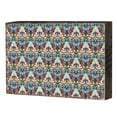thumbnail image 1 of Designocracy 95020-18 Patterned Rustic Wooden Block Design Graphic Art, 1 of 1