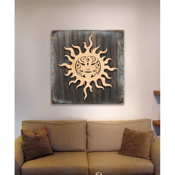 Designocracy 953169-18 Celtic Sun Charm Art on Board Wall Decor