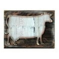thumbnail image 1 of Designocracy 98136-12 Cow Art on Board Wall Decor, 1 of 1