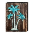 thumbnail image 1 of Designocracy 98415-08 Vintage Tropical Island Palm Tree Art on Board Wall Decor, 1 of 1
