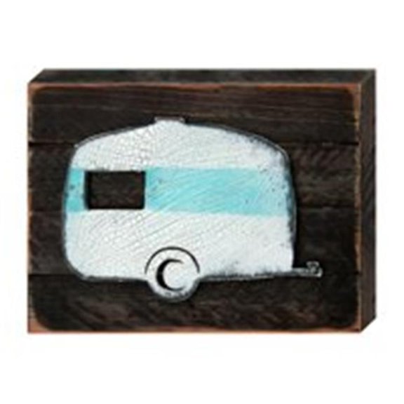 Designocracy 98431-08 Camper Art on Board Wall Decor