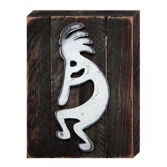 Designocracy 98433-12 Kokopelli Art on Board Wall Decor