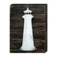 thumbnail image 1 of Designocracy 98526-08 Lighthouse Vintage Nautical Art on Board Wall Decor, 1 of 1