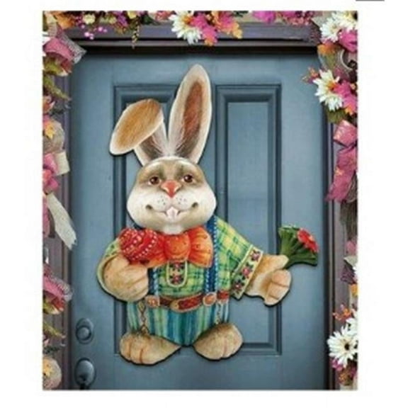 Designocracy 98718-12 Easter Art on Board Wall Decor