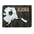 thumbnail image 1 of Designocracy 98761-08 I Love Alaska State Art on Board Wall Decor, 1 of 1