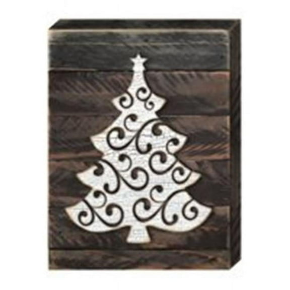 Designocracy 98804-08 Tis the Season Quote Holiday Art on Board Wall Decor