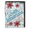 thumbnail image 1 of Designocracy 98810-12 Winter Wonderland Quote Vintage Art on Board Wall Decor, 1 of 1