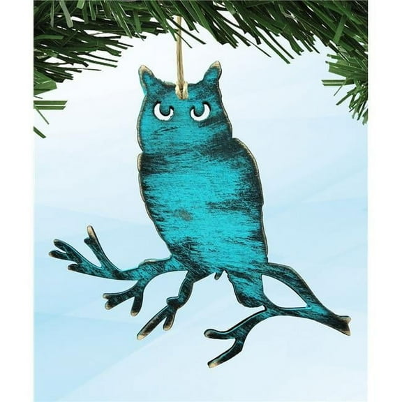 Designocracy 99215-O Owl Wooden Ornament