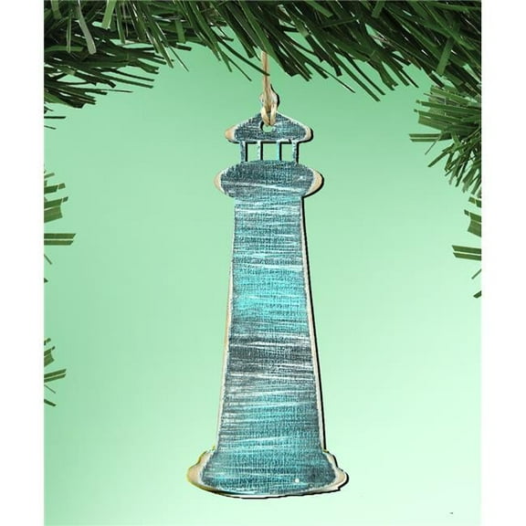 Designocracy 99526-O Light House Wooden Ornament