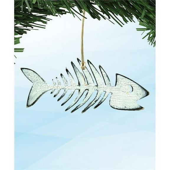 Designocracy 99528-M Fish Bones Wooden Magnet Wall Decor