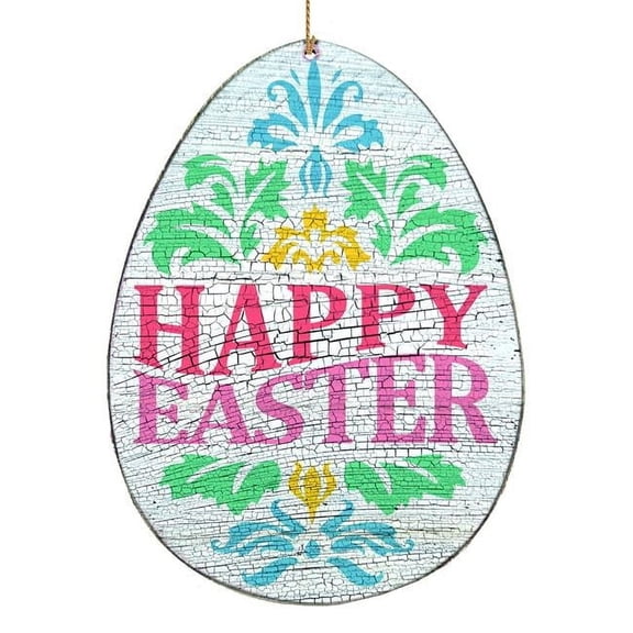 Designocracy 99714-M Happy Easter Egg Wooden Magnet