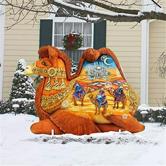 Designocracy 998521-O Three Wise Men Wooden Ornament