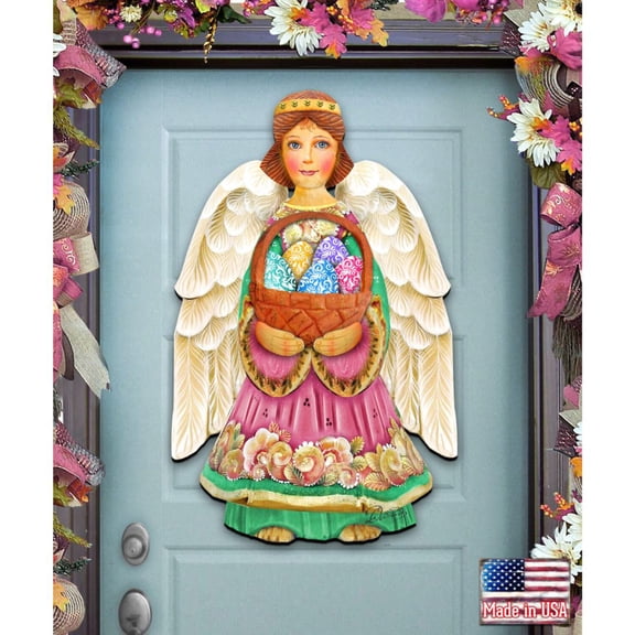 Designocracy Keepsake Easter Angel  Figurine
