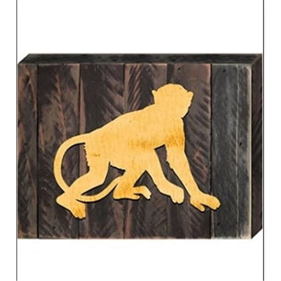 Designocracy Monkey Wooden Magnet Wall Decor