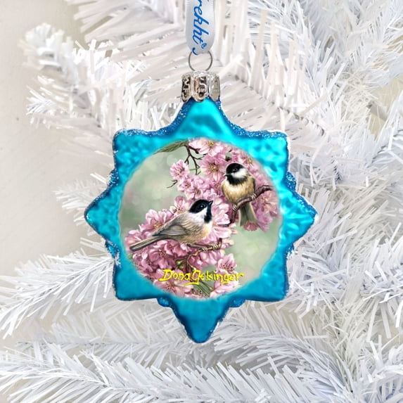 Designocracy Spring Blossoms Mercury Glass Ornament by D. Gelsinger